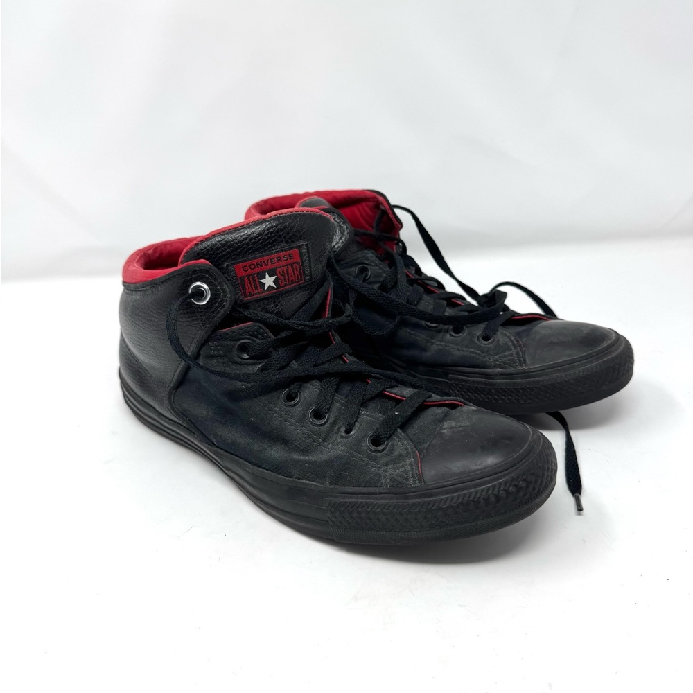 Converse Black and Red Sneakers